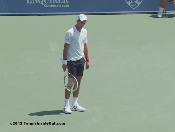 Novak Djokovic Western and Southern Open Cincinnati contemplation quiet dejected final photos images pictures