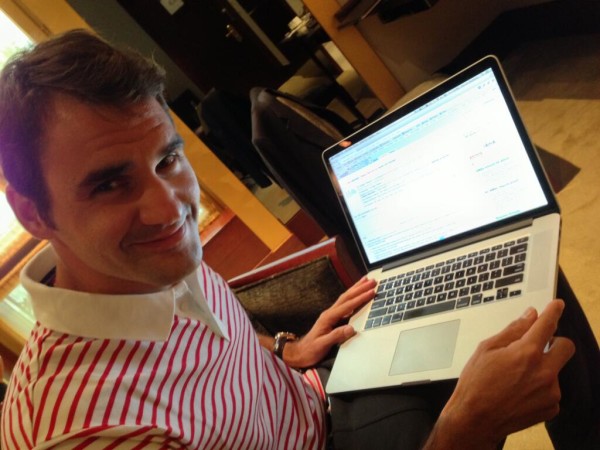 Roger Federer photo Reddit interview May 2013