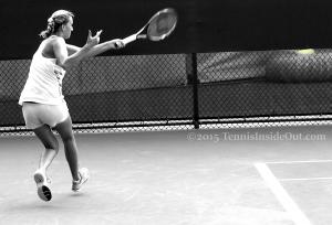 Cincinnati Petra Kvitova forehand leftie practice pics