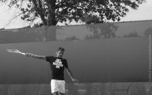 Roger Federer Get Your Swoosh On tee Nike backhand photos