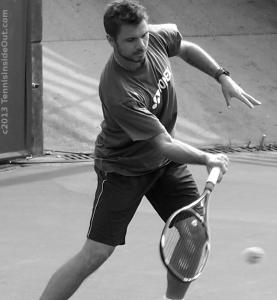 Stan forehand tennis ball