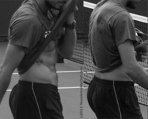 Stanislas Wawrinka black and white photos hot sexy abs ass butt back muscles photos pictures images