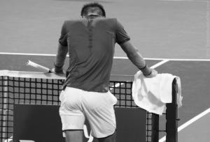 Cincinnati Masters tennis Borna Coric distress line call bent over net cute ass pics hot bum