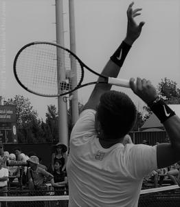tennis smash graceful hands Borna Coric art photography